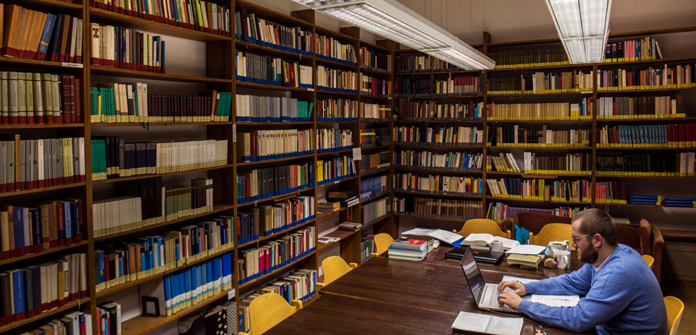 Bibliothek des Theoloogischen Konvikts. Foto: Martin Kirchner ©Theologisches Konvikt 2016